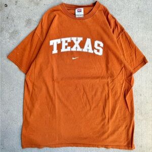 Vintage Nike Univ. Of Texas Center Swoosh Men’s Tshirt XL 25x31